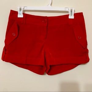 Express Red Shorts